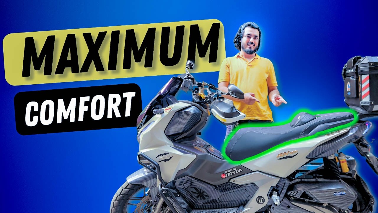 Honda ADV 160 Seat Upgrade Ride in Maximum Comfort