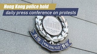 Live: Hong Kong police hold daily press conference on ...