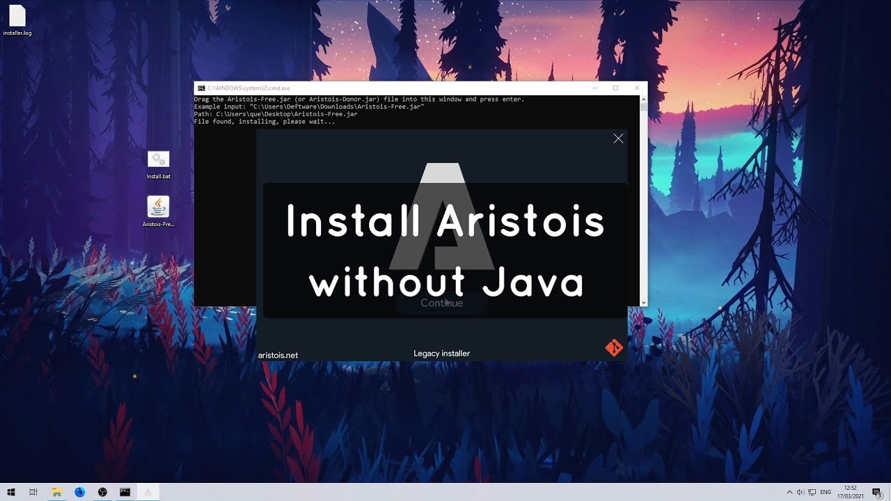 Install Aristois without Java