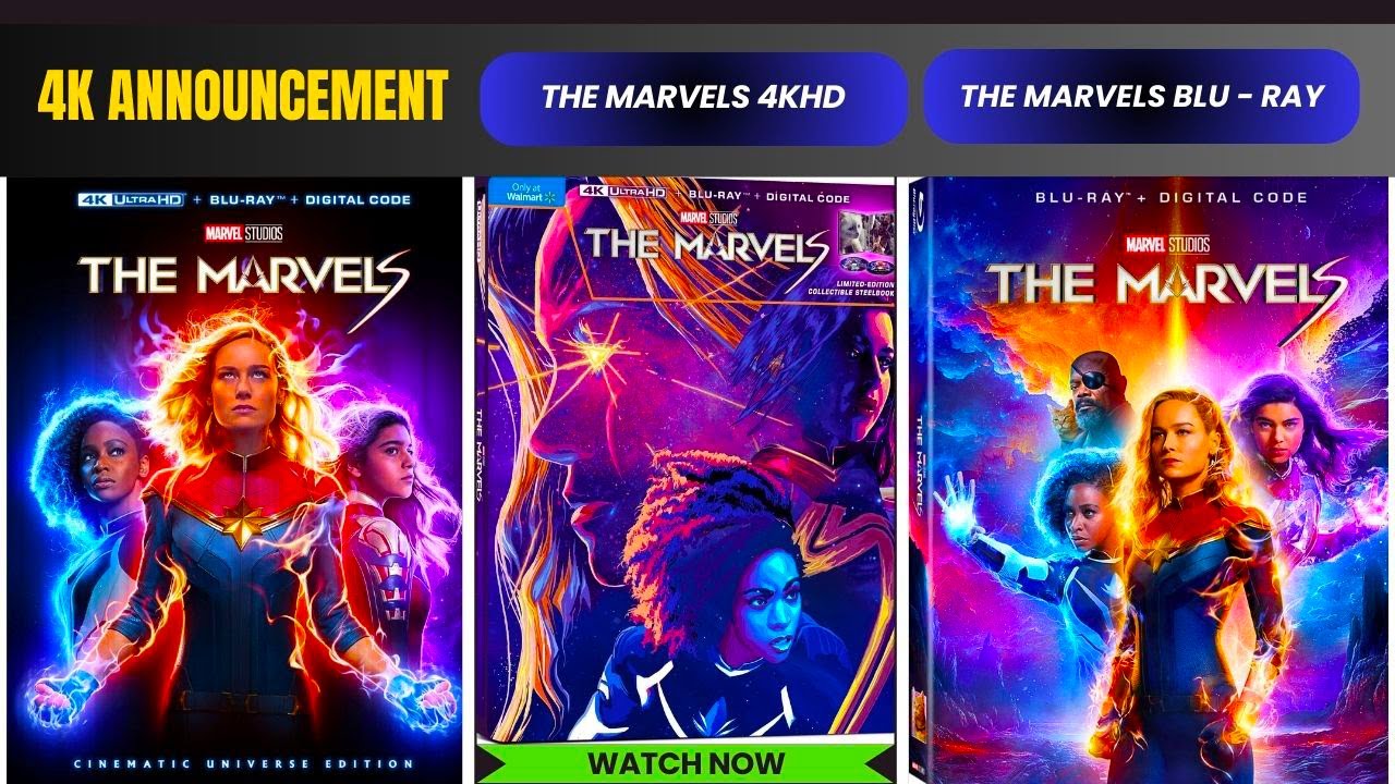 The Marvels' Gets Digital, Blu-ray Release Date