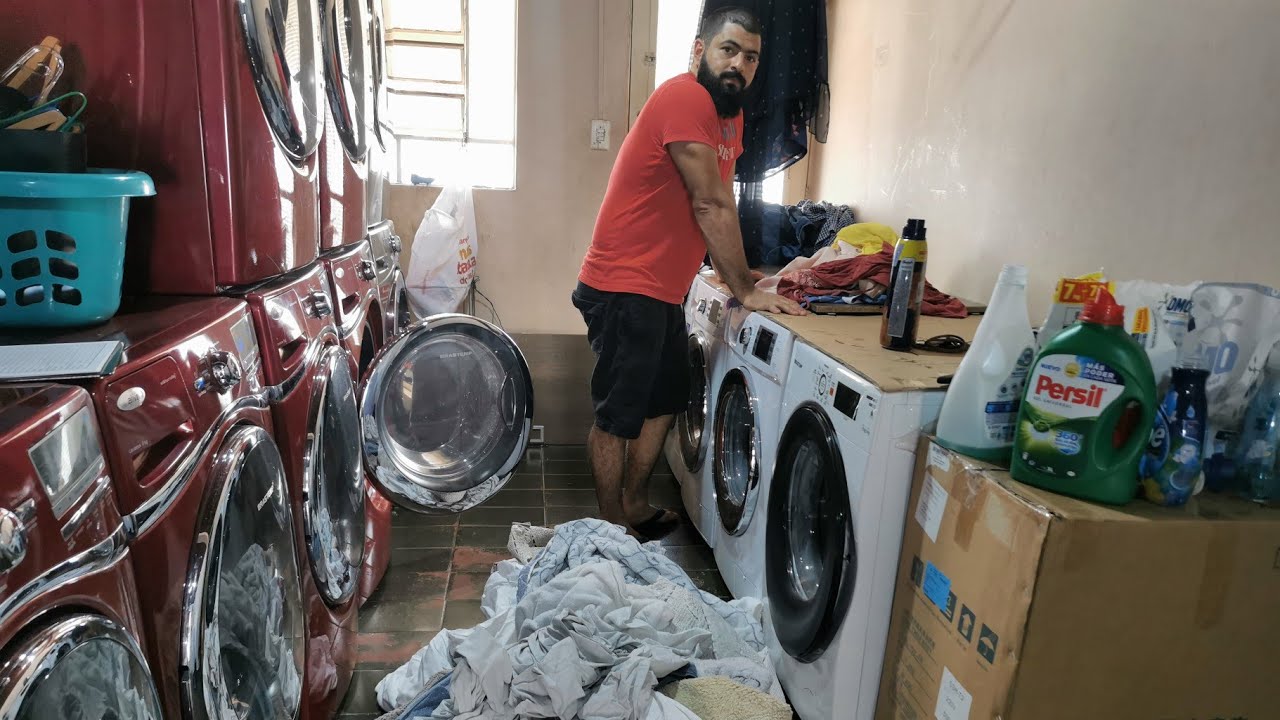 Dia a dia na Lavanderia - Separação e lavagem de roupas
