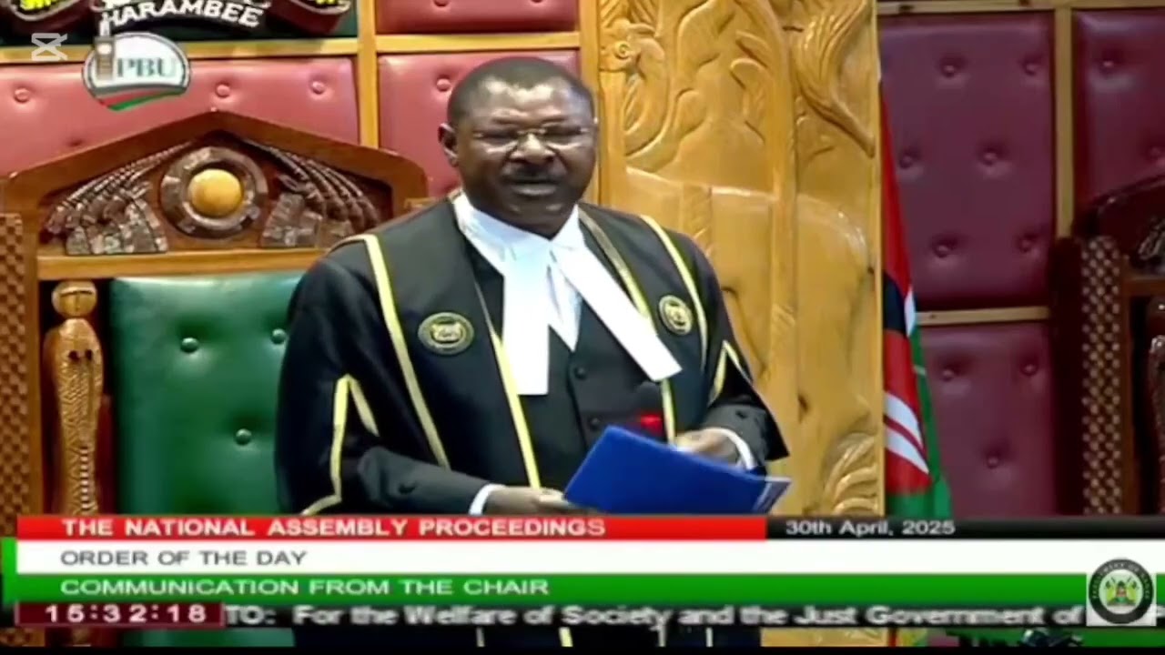 SPEAKER'S WARNING!"Wetangula to MPs: Speak in Parliament, Not Funerals!"