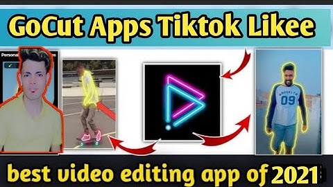 How to use  GoCut   light Glowing  video editor - Android apk.  2021 #Android_Turorial