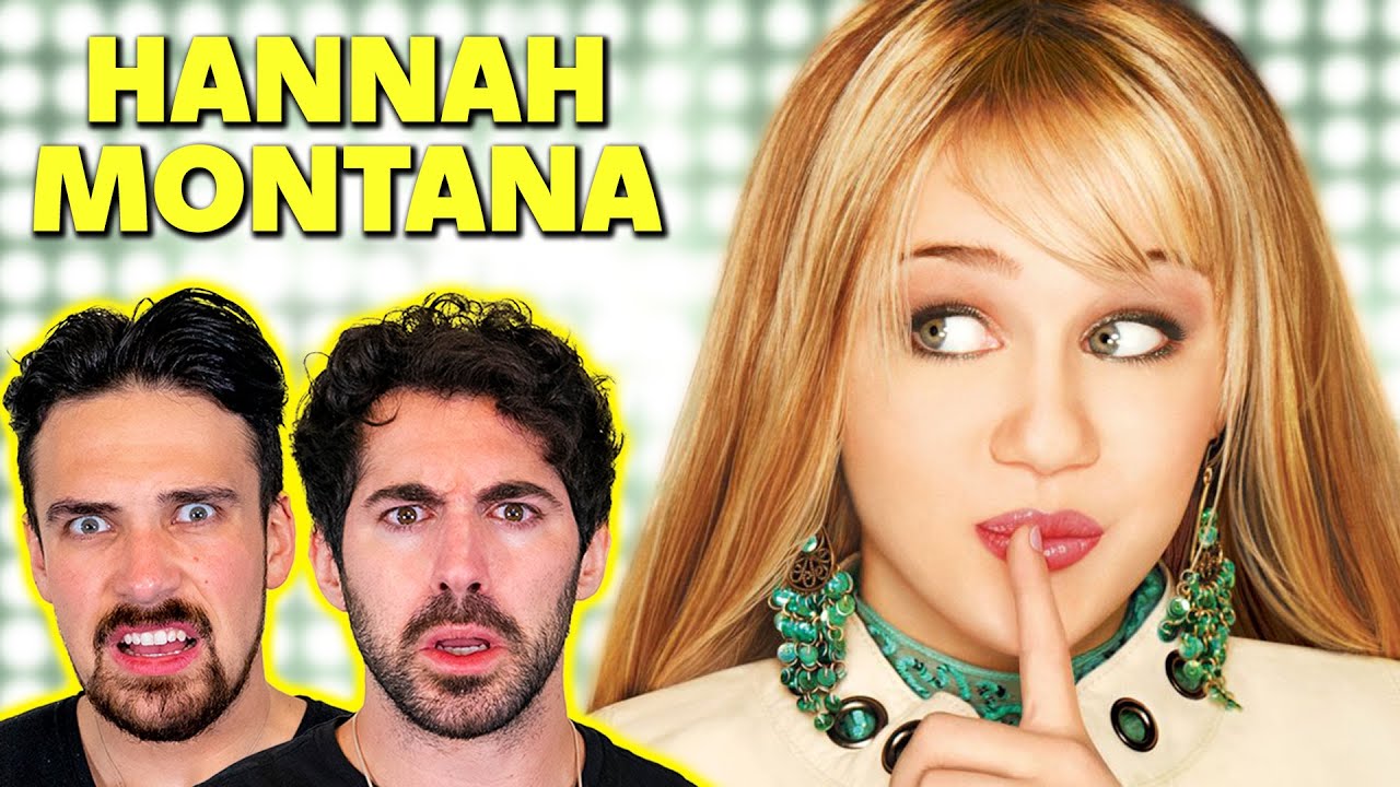 First time watching *HANNAH MONTANA* (but we're grown men)