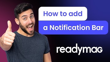 How to add a Notification Bar to Readymag