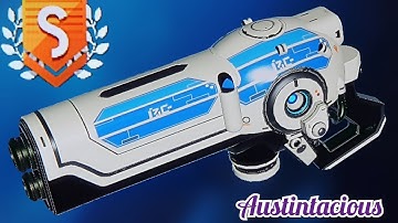 S-Class Experimental Rifle Multitool | White with Blue Decals | EUCLID GALAXY