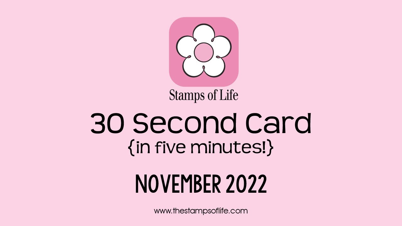 The Stamps of Life 30 Second Card in 5 Minutes with Stephanie Barnard
