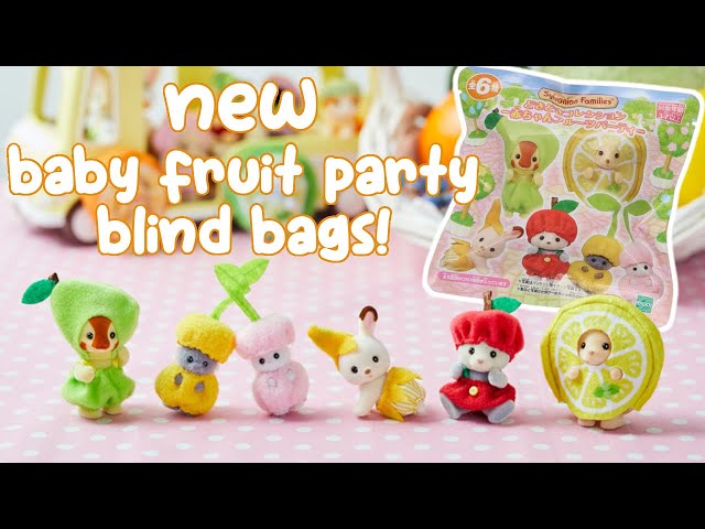 New Sylvanian Families Baby Fruit Party mystery bags