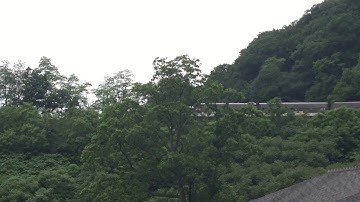 NS OCS train passes Horseshoe Curve, Altoona PA.