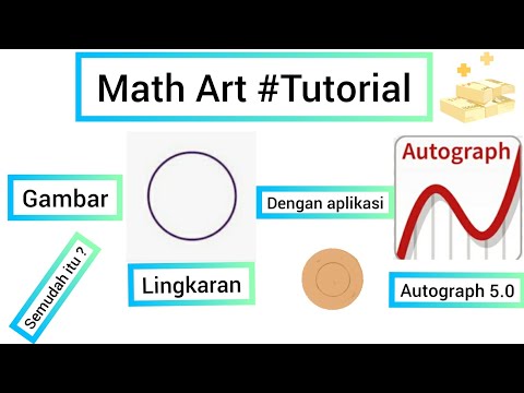 Video: Cara Menggambar Lingkaran Bertulis