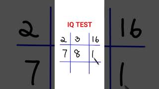 99% failed this IQ test! #fastandeasymaths