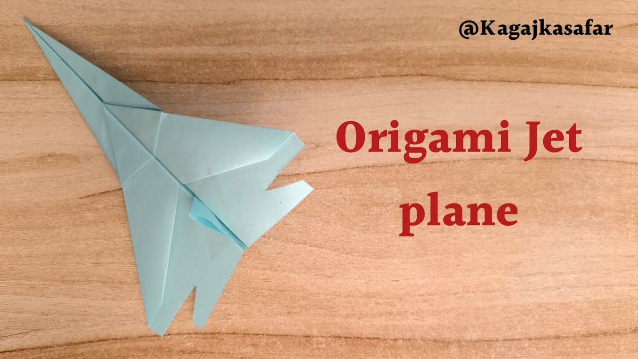Origami Airforce Paper Airplane | Easy Tutorial!AMAZING Origami Jet Plane Design
