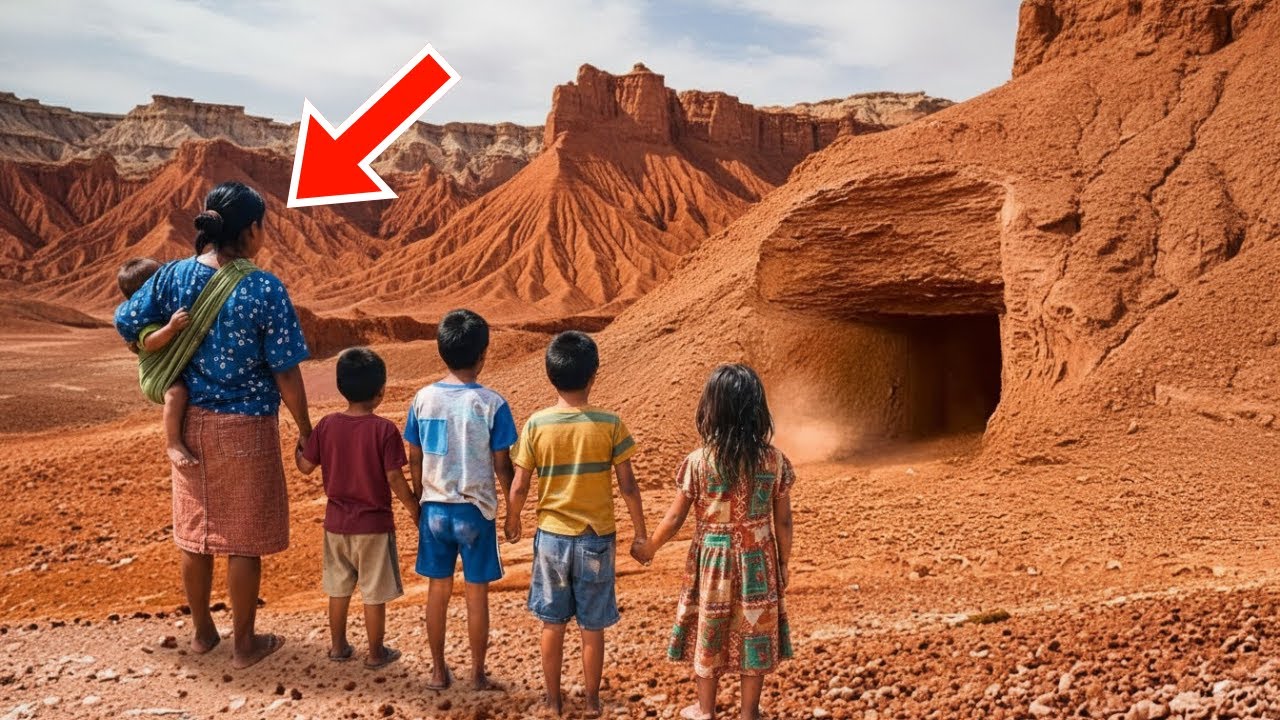 Văduva s-a mutat într-un tunel în stâncă — dar nu-și imagina ce va găsi înăuntru