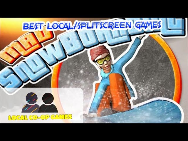 4 Player Split Screen In Mad Snowboarding