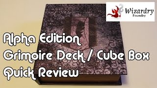 Grimoire Deck / Cube Box by Wizardry Foundry - Alpha Edition screenshot 3