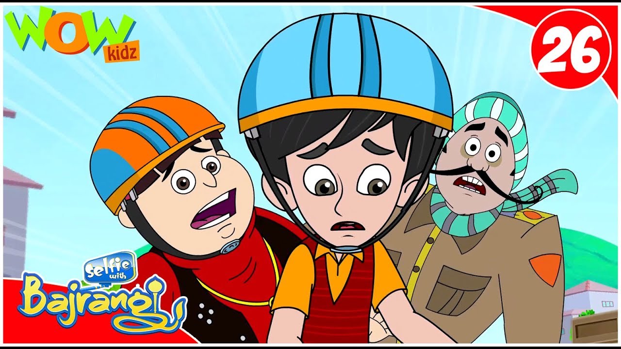 Selfie With Bajrangi | Hindi Cartoon for Kids | S2 Ep 26 | Tainaat Ki Moped | Wow Kidz