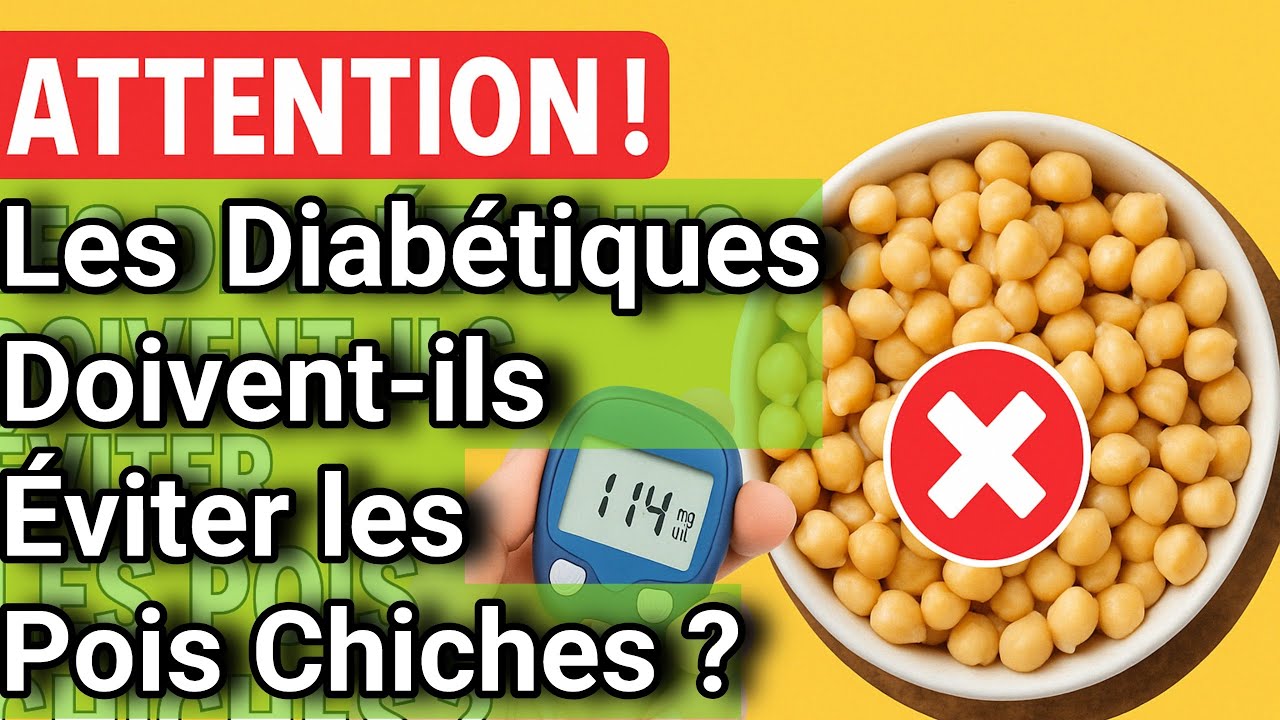 Diabétiques : Découvrez Comment les Pois Chiches Impactent Votre Glycémie.
