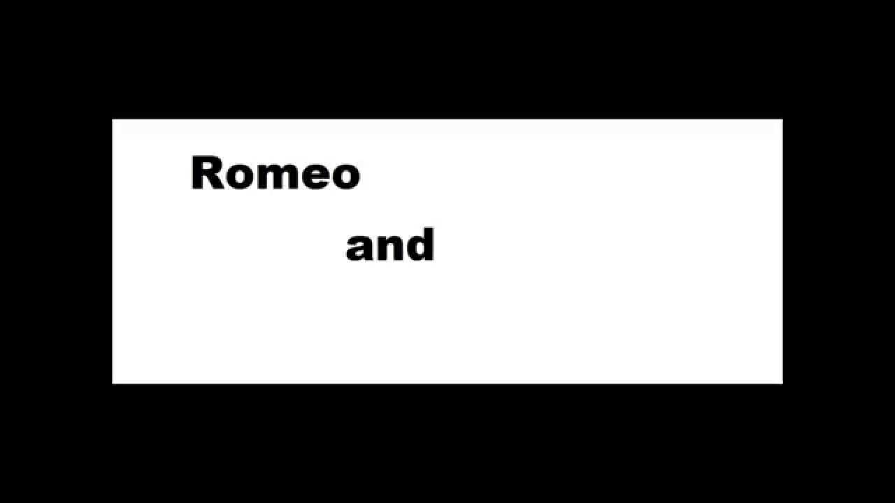 Compare And Contrast Love Story Taylor Swift Vs Romeo