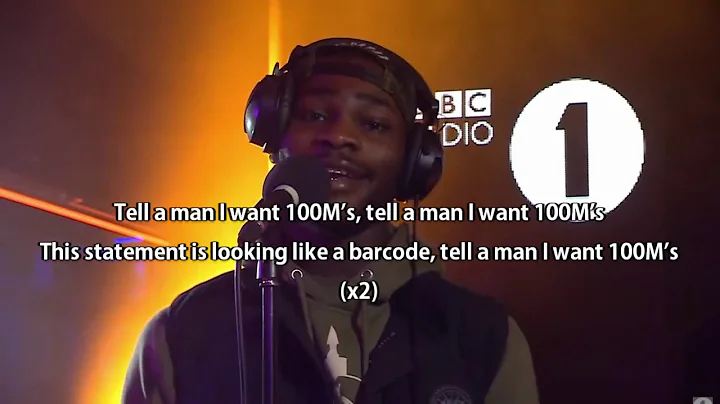 Dave - 100M's/Samantha/No Words Medley LYRICS with video