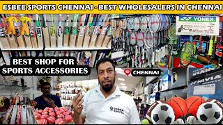 Esbee Sports Wallajah Road Chennai | Whole Sale Sports Market Chennai | Best Sports Shop in Chennai