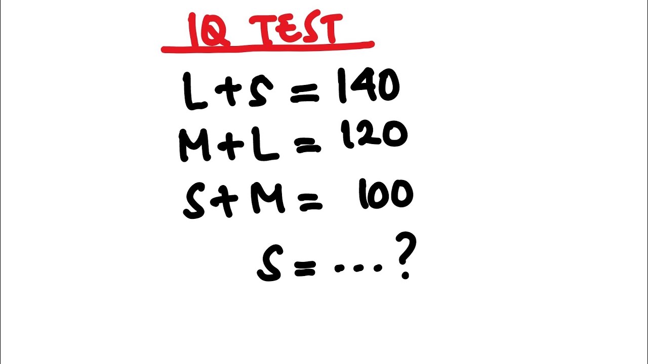 Find the Value of S with 3 Equations | Mencari Nilai S dengan Tiga Persamaan |