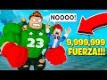 NOS CONVERTIMOS en el BOXEADOR con 9,999,999 de FUERZA de ROBLOX !! | Boxing Simulator