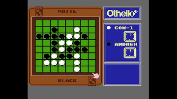 Othello Longplay (NES Version) - Level 1 (Easiest)