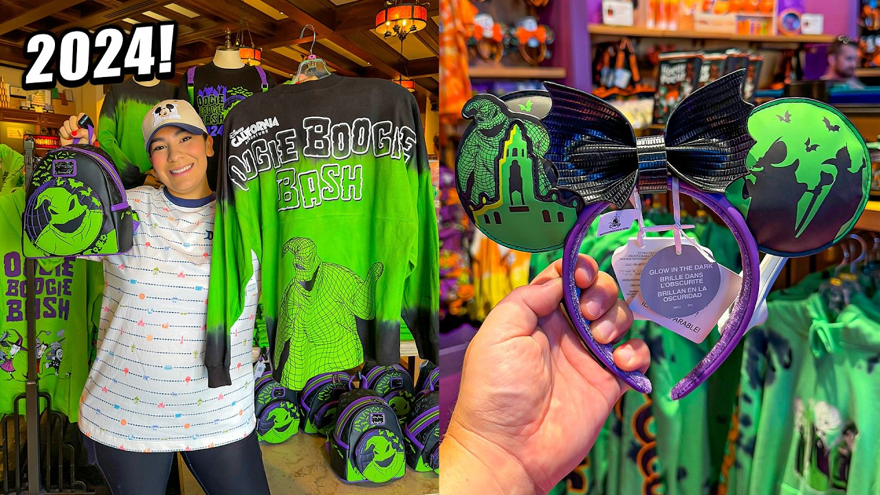 👻 (FULL REVIEW) Oogie Boogie Bash 2024 Merchandise OVERVIEW