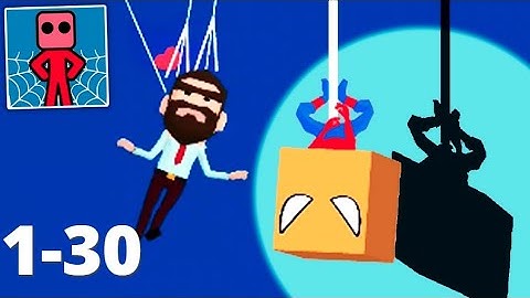 Web Hero Gameplay Walkthrough Level 1-30 iOS Android Noob vs Hack