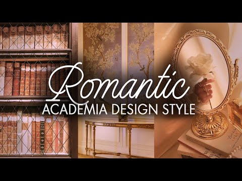 How to give your home: Romantic Academia vibes 🌹 Regencycore? ~ Interior Design Styles