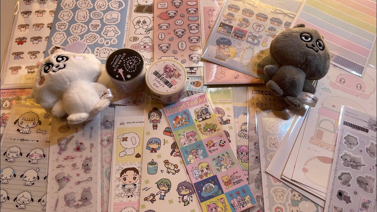 韓国シール購入品紹介^_−☆