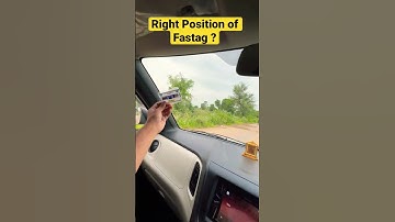 Right position of fastag #automobilenews #automobile #trending #mileage #car #youtubeshorts