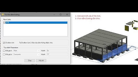 Tự chia tường/dầm thành nhiều đoạn khi gặp cột trong Revit
