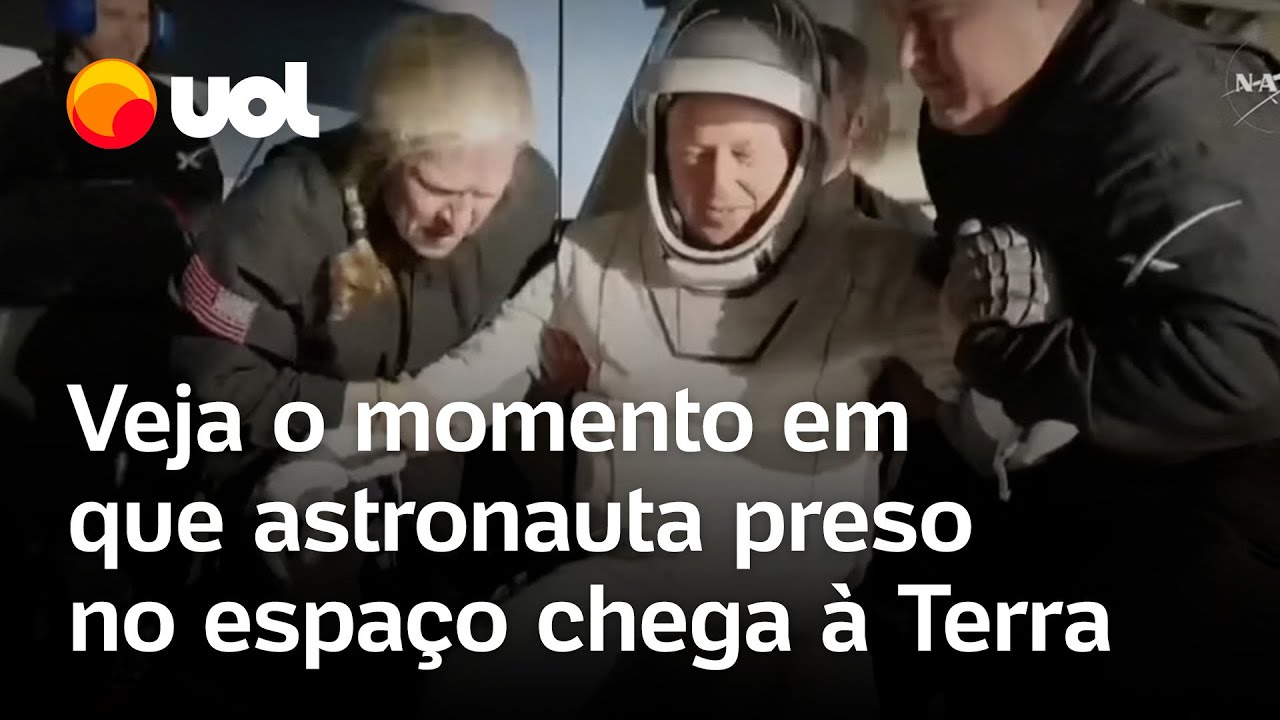 Astronautas da Nasa voltam à Terra após 9 meses no espaço: veja o ...