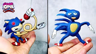 [FNF] Making Sunky and Sanic Sculpture Timelapse [VS SONIC.EXE]Friday Night Funkin' Mod Super Sonic