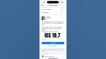 iOS 18.7 has Officially Been Released! 📱