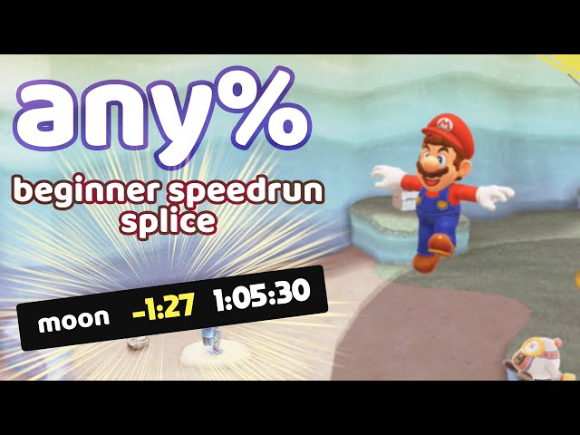 Any% in 01:11:30 by BlueX2 - Super Mario Odyssey - Speedrun