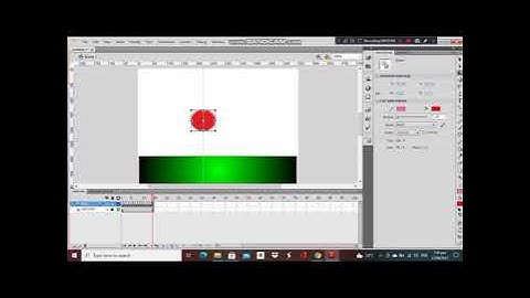 How to Create a Bouncing Ball Using Only Adobe Flash...(Tutorial for Beginners)