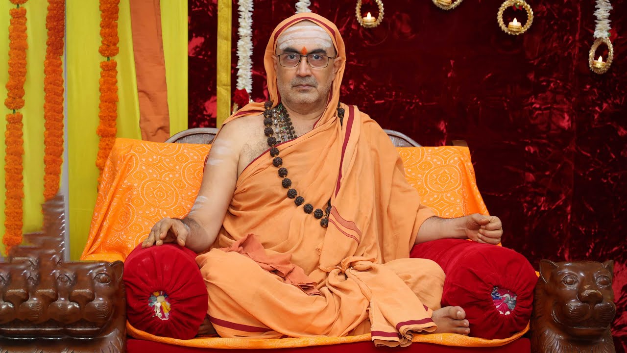 Visit of Parama Pujya Sadyojat Shaṅkarashram Swamiji to Seetharama Temple Bantwal