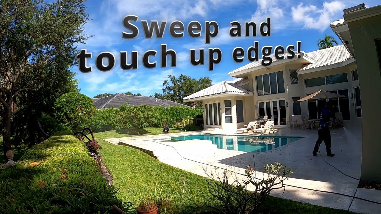 How to pressure-wash a pool deck like a professional