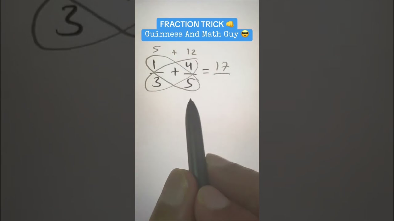Fractions Butterfly Method