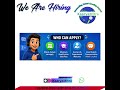 WE ARE HIRING for Work From Home. CHECK DESCRIPTION FOR MORE DETAILS