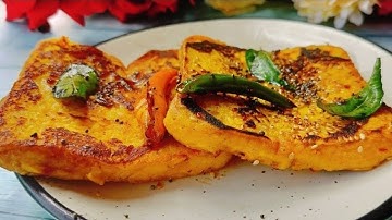 Breakfast in 5 Minutes | A Quick Dahi Toast Recipe | Spiced Yogurt Toast | Dahi  Tadka Sandwich