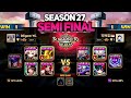 Diligent rank 1 vs kelianbao rank 4  bo3  legend tournament season 27 in summoners war