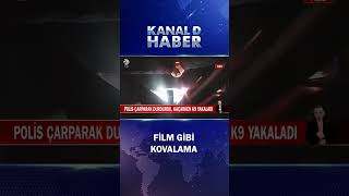 Polis Çarparak Durdurdu, K9 Köpeği Kaçarken Yakaladı