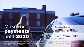 No Payments Until 2020 With A Dccu Auto Loan