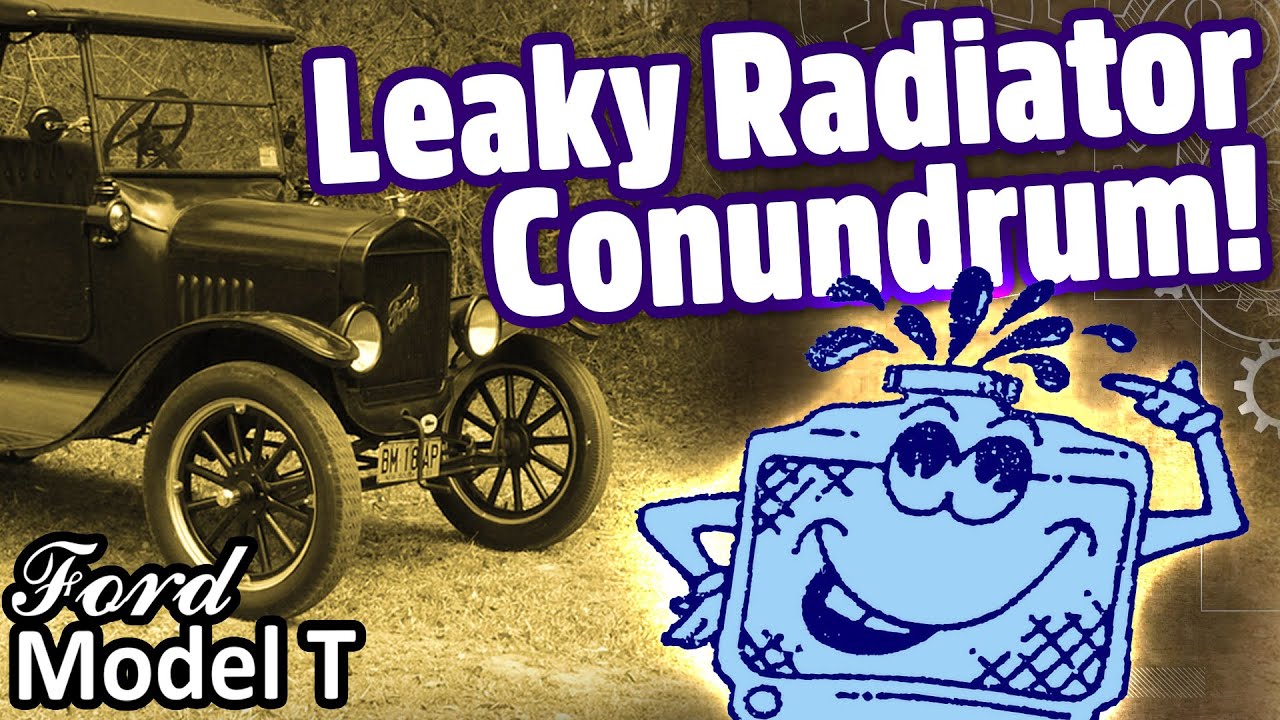Model T Radiator Removal ⚜️ Ford Model T - Leaky Radiator Conundrum! - YouTube