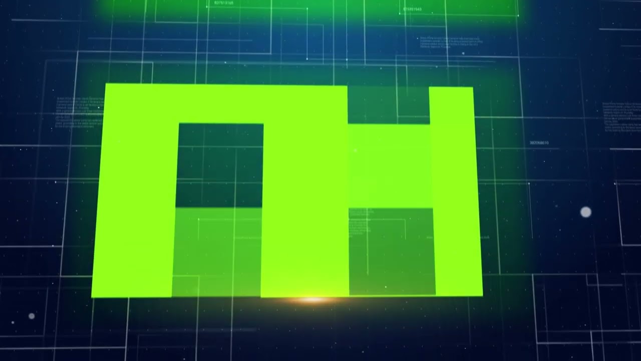 Tech Display HUD - Green Screen Frames