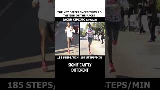Run Analysis: There is a difference in his running toward the end of the race (Jacob Kiplimo)
