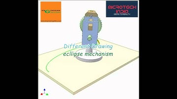 Drawing ellipse mechanism